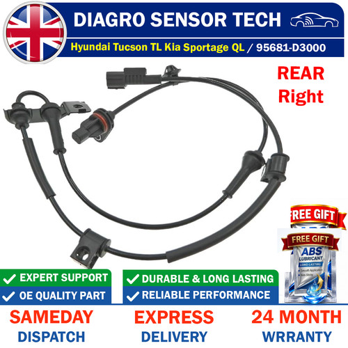 Rear right abs - right, sensor