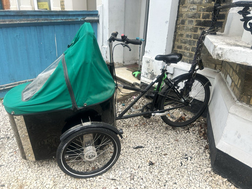 Nihola cargo bike front - cargo, box