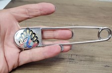  5 Inch Safety Pin Cloisonne