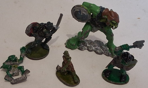 Assorted vintage goblin orc - vintage, goblin/orc
