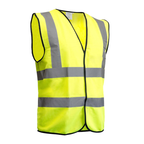 Vis vest yellow orange high - yellow,