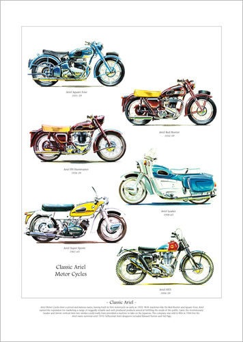 Classic ariel motorcycles - ariel,
