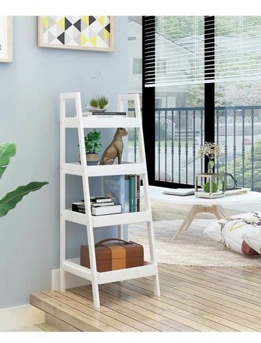 Ladder shelf bookcase tier - shelf, 4