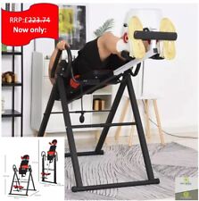 Adjustable Gravity Inversion Table w/ Safety Belt For Muscle Pain HOMCOM