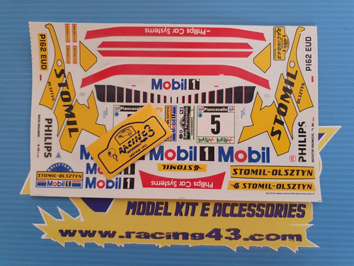 Decal subaru impreza wrx - 1/24,