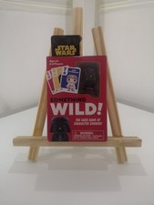 Funky Pop Something Wild Card Game Star Wars With Mini Darth Vader Figure