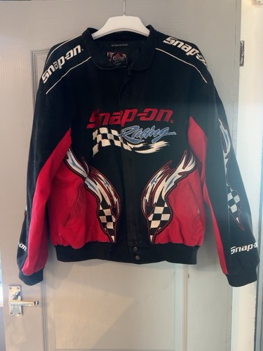 Vintage snap racing jacket - snap-on,