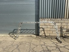 Folding Ladder 5M Aluminium Heavy Duty Multi-Purpose Combination Platform Tool