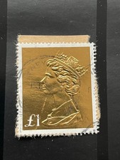 2017 £1 Gold Embossed Machin