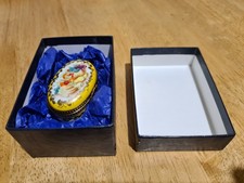 Dubarry Limoges Porcelain Pretty Trinket Box Pill Floral Fruit France Vintage