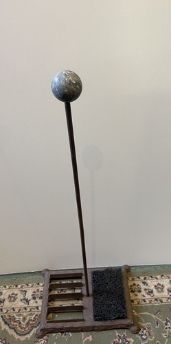 Cast iron boot scraper with - cast,