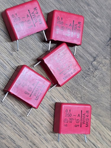 Pack 1uf 250vac wima - 5,