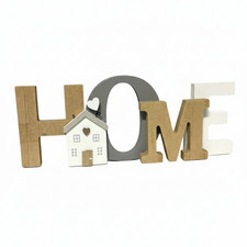 Wooden Block Home Sign