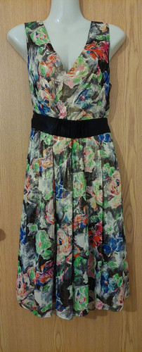 Jigsaw silk metallic dress - metallic, uk