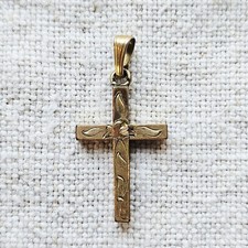Victorian Antique Cross Gold