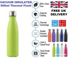 500ml Stainless Steel Water Bottle Double Wall Vacuum Insulated Thermal Flask