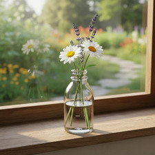 Okllen 12 Pcs Small Glass Bud