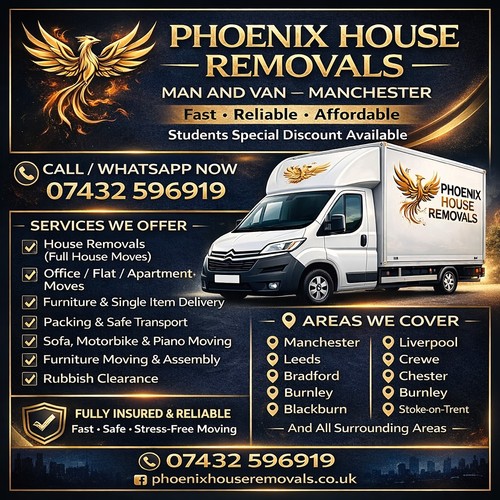 Man and van hire house - man,