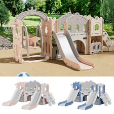 Kids Double Slides Castle
