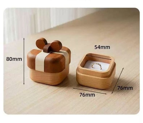 Ring case wooden - wooden,