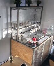 Industrial Drinks bar/bespoke/handmade/bar/home/cupboard/mancave/kitchen/