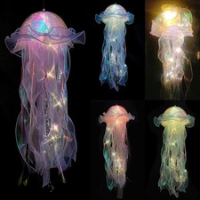 LED Jellyfish Lamp Aquarium Bedside Night Color Changing Atmosphere Light丨UK