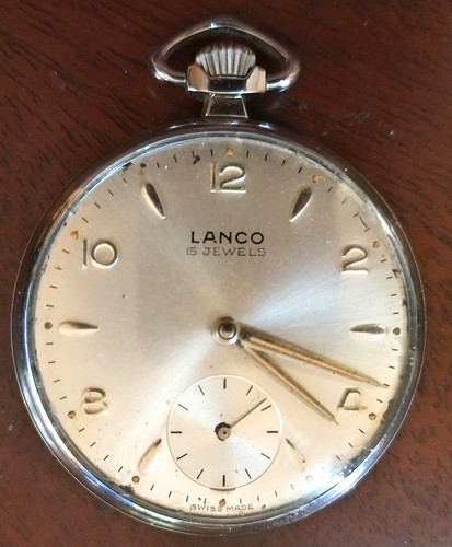 Vintage slim pocket watch - vintage,