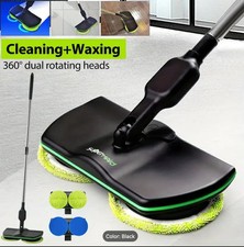 Cordless Power Electric Spinning Mop Rechargeable Floor Cleaner Scrubber Polish