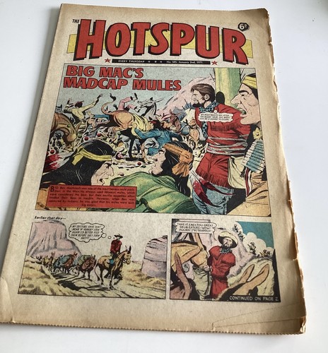 Hotspur comic january - comic,