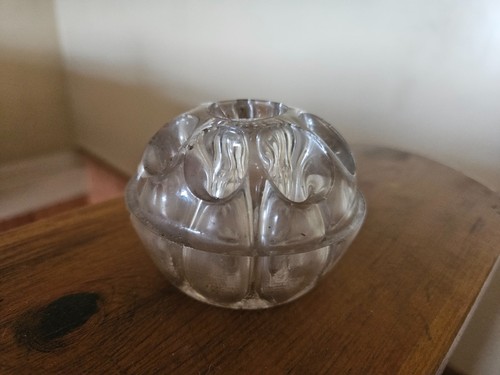 Glass flower frog hole - flower,