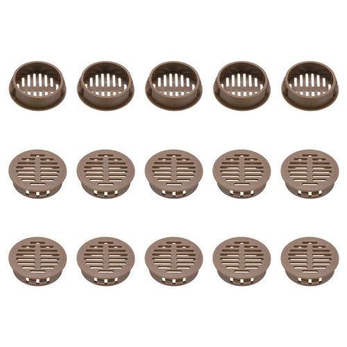 15pcs round cabinet vent - round, 1.38"