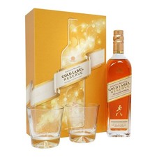 Johnnie Walker Gold Label Reserve Scotch Whisky - Gift Pack with 2x Glasses 70cl
