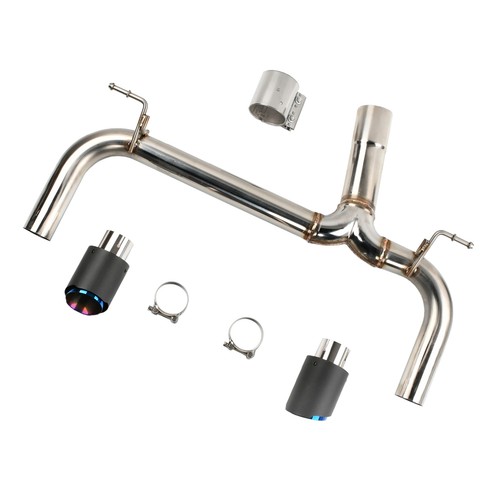 Axle back muffler exhaust pipe - back,
