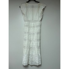 White Lace Maxi Dress Boho