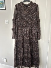 Coast Size 18 Animal Print Maxi Dress