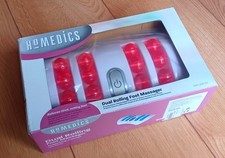 HoMedics Dual Rolling Foot Massager FMV-200-EU Red Stimulating Vibration Massage