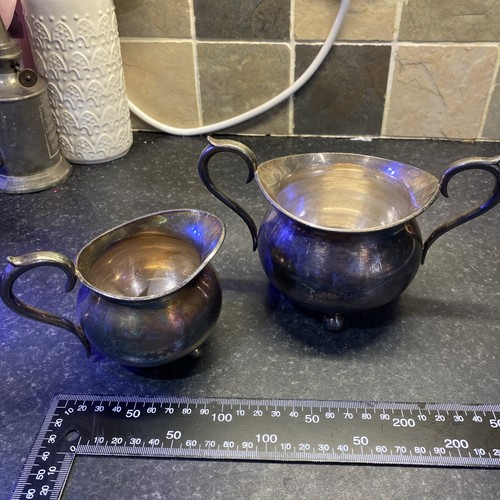 Edwardian silver plated sugar - edwardian,