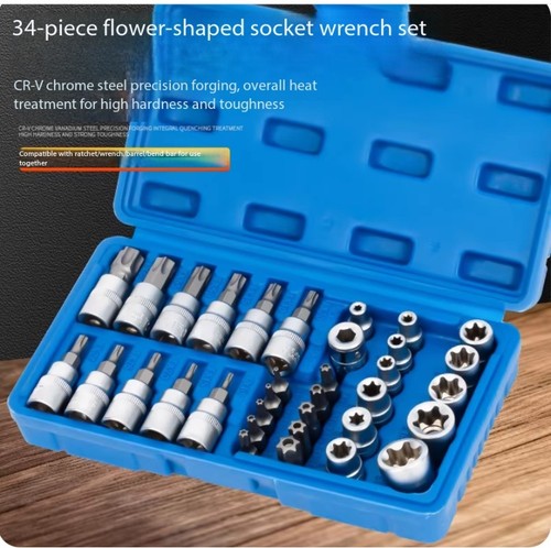 Type socket set hex - hex, e-type