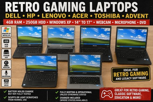 Retro gaming laptops - retro,