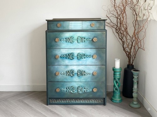 Vintage stag chest drawers - of,