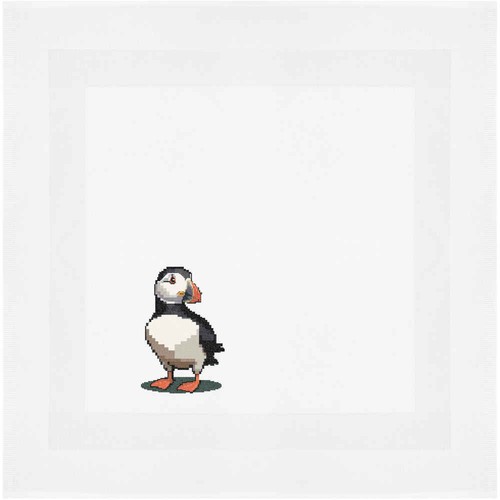 Scottish puffin cotton - 'scottish,