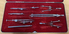 Vintage Riefler Drafting Compass Set Germany Precision Engineering Drawing Tools