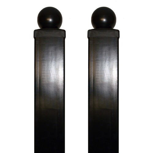 Aleko black steel gate - aleko,
