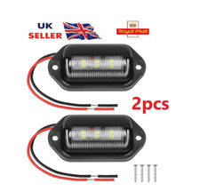 2pcs Rear Tail License Number