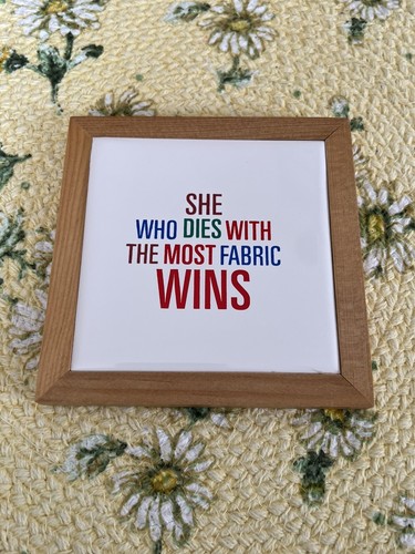 Framed ceramic tile - tile, plaque