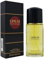 YSL Opium Pour Homme 100ml Men Eau De Toilette Spray Brand New & Sealed Free P&P