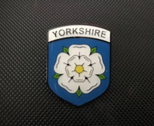Yorkshire rose enamel pin - yorkshire,