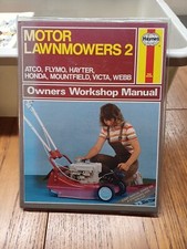 Haynes Motor Lawnmowers 2 Owners Workshop Manual Rare Vintage Haynes Book