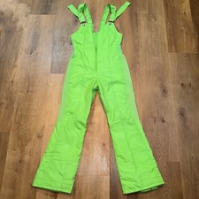 Vtg 60s 70s Ski Bib Womens