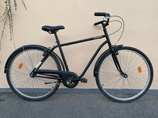 Mens Elops 100 Single Speed Town Bike Cruiser Dutch Style Btwin Decathlon London